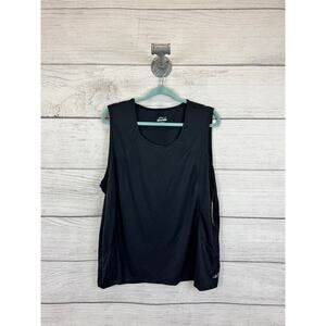 BCG Plus Size Black Dark Gray Sleeveless Active Workout Tank Size 2X